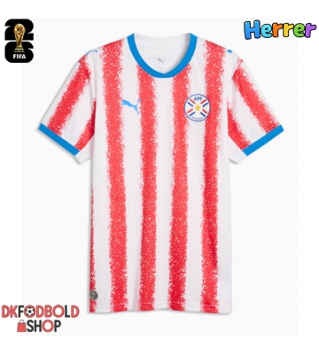 Paraguay Hjemmebanetrøje VM 2026 Kort ærmer